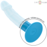 INTENSO - VIBRADOR REALISTA PHOEBE 10 VIBRACIONES AZUL CONTROL REMOTO