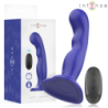 VIBRADOR INTENSO - CORTO CON VENTOSA Y CONTROL REMOTO AZUL
