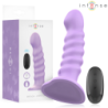 INTENSO - VIBRADOR BRENDA TALLA M DISEÑO ESPIRAL 10 VIBRACIONES MORADO CONTROL REMOTO
