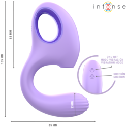 INTENSE - BAXTER VIBRADOR & ESTIMULADOR VIOLETA