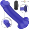 VIBRADOR INTENSO - VICTORIA CON VENTOSA, 10 VIBRACIONES, AZUL OSCURO, CONTROL REMOTO