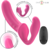 INTENSO - VIBRADOR DOBLE AMY DE 20 CM, ROSA, CON CONTROL REMOTO