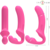 INTENSO - VIBRADOR DOBLE AMY DE 20 CM, ROSA, CON CONTROL REMOTO