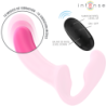 INTENSO - VIBRADOR DOBLE AMY DE 20 CM, ROSA, CON CONTROL REMOTO