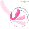 INTENSO - VIBRADOR DOBLE AMY DE 20 CM, ROSA, CON CONTROL REMOTO