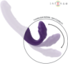 INTENSO - VIBRADOR DOBLE JILL DE 20 CM, COLOR MORADO, CON CONTROL REMOTO