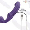INTENSO - VIBRADOR DOBLE JILL DE 20 CM, COLOR MORADO, CON CONTROL REMOTO