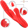 INTENSE - KAROL VIBRADOR MULTIFUNCIÓN EMPUJE & ESTIMULACIÓN & ONDAS ESTIMULADORAS ROJO