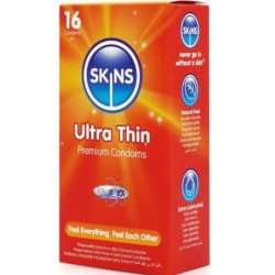 SKINS - ULTRAFINOS PRESERVATIVOS PREMIUM PACK 16
