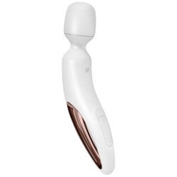 SATISFACTOR - MASAJEADOR VIBRATORIO WAND ERLAND BLANCO