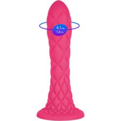 SILEXD - DREAMY DILDO FANTASY SILICONA LIQUIDA TERMOREACTIVO FUCSIA 18.5 CM