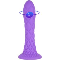 SILEXD - DREAMY DILDO FANTASY SILICONA LIQUIDA TERMOREACTIVO VIOLETA 18.5 CM