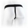 SERIE FETISH FANTASY - SERIE 7 STRAP-ON HUECO CON BOLAS 17,8 CM CARNE