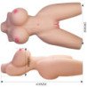 CRAZY BULL - LILY TORSO FEMENINO REALISTA VAGINA Y ANAL 4 KG