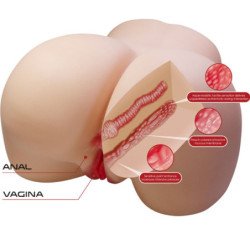 CRAZY BULL - JULIA TRASERO FEMENINO REALISTA VAGINA Y ANAL 11 KG