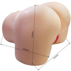 CRAZY BULL - JULIA TRASERO FEMENINO REALISTA VAGINA Y ANAL 11 KG