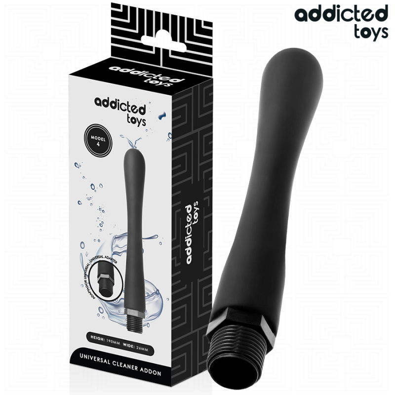 JUGUETES PARA ADICTOS - LIMPIADOR ANAL CON ADAPTADOR UNIVERSAL MODELO 4