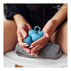INTENSO - KIT DE BOLAS DE KEGEL CHARLI AZUL OCÉANO