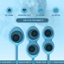 INTENSO - KIT DE BOLAS DE KEGEL CHARLI AZUL OCÉANO