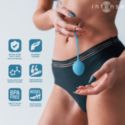 INTENSO - KIT DE BOLAS DE KEGEL CHARLI AZUL OCÉANO