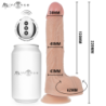 MR INTENSE - BALDWIN REALISTIC MULTIFUNCIONAL CON VIBRACIÓN, CONTROL REMOTO DE SUBIDA Y BAJADA, 22 CM - O - 4 CM