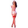 CHILIROSE - CR 4868 DISFRAZ DE ENFERMERA BLANCO/ROJO XL