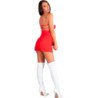 LIVCO CORSETTI FASHION - SANTAS CANDY LC 90722 CHEMISE NAVIDAD + TANGA L/XL