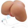 CRAZY BULL - ILANA TRASERO FEMENINO REALISTA VIBRADOR & SUCCIONADOR CON SONIDO 6.8 KG