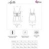 LIVCO CORSETTI FASHION - AGETHE LC 90607 CAMISETA + TANGA + SOMBRERO DE NAVIDAD L/XL