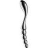 SATISFYER - STAR FORCE 1 DILDO ACERO INOXIDABLE DOBLE USO