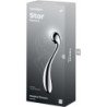 SATISFYER - STAR FORCE 4 DILDO ACERO INOXIDABLE DOBLE USO