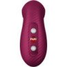 FUN FACTORY - VIBRADOR DE PULSO DE AIRE DESIRE ROJO VINO