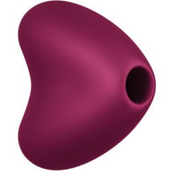 FUN FACTORY - VIBRADOR DE PULSO DE AIRE LIBERA ROJO VINO