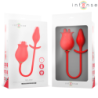 INTENSO - ESTIMULADOR DE CLÍTORIS DOBLE MELANIE CON LENGUA EN ZIGZAG