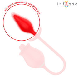 INTENSO - ESTIMULADOR DE CLÍTORIS DOBLE MELANIE CON LENGUA EN ZIGZAG