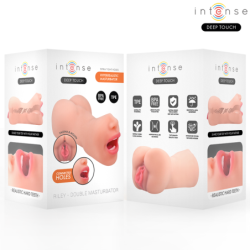 INTENSE DEEP TOUCH - RILEY MASTURBADOR DOBLE BOCA & VAGINA
