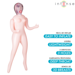MUÑECAS INTENSAS - MUÑECA INFLABLE MONIQUE CON TRES ORIFICIOS