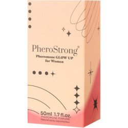 PHEROSTRONG - GLOW UP PERFUME CON FEROMONAS PARA MUJER 50 ML