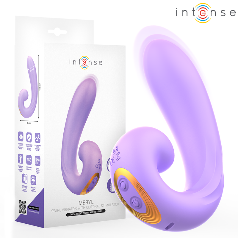 INTENSO - ESTIMULADOR DE CLÍTORIS DE DOBLE VIBRACIÓN MERYL