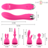 VIBRADOR INTENSO - CHER CON 20 PATRONES Y CABEZALES INTERCAMBIABLES