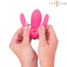 INTENSO - JULIA VIBRADOR DOBLE CON PINZA Y ESTIMULADOR, CONTROL REMOTO