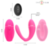 INTENSO - JULIA VIBRADOR DOBLE CON PINZA Y ESTIMULADOR, CONTROL REMOTO