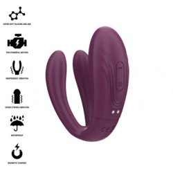 INTENSO - ESTIMULADOR DE PINZA DE GOLPEO Y VIBRACIÓN SANDRA CON CONTROL REMOTO