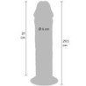 GET REAL - DILDO DELUXE DONG GRUESO DE DOBLE DENSIDAD TPE 29.5 CM