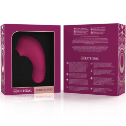 RITHUAL - SHUSHU PRO ESTIMULADOR DE CLÍTORIS DE BOLSILLO CON 2 POTENTES MOTORES ORQUÍDEOS