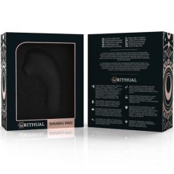 RITHUAL - SHUSHU PRO ESTIMULADOR DE CLÍTORIS DE BOLSILLO CON 2 POTENTES MOTORES DE CHORRO