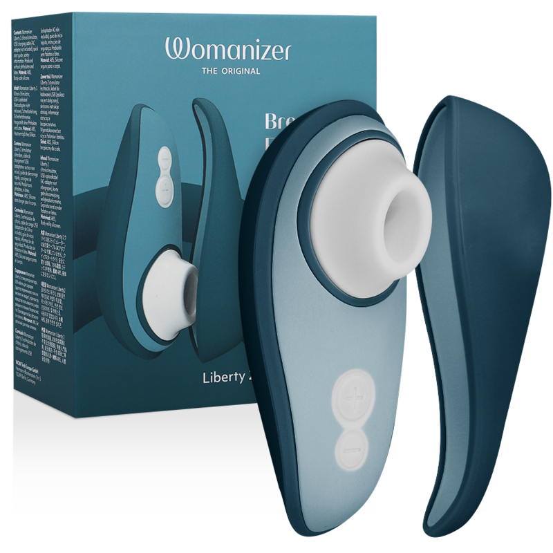 WOMANIZER - LIBERTY 2 ESTIMULADOR & SUCCIONADOR CLÍTORIS AZUL