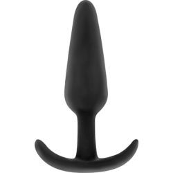 BLACK&SILVER - TAPÓN ANAL DE SILICONA KAEL CON MANGO MEDIANO