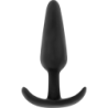 BLACK&SILVER - TAPÓN ANAL DE SILICONA KAEL CON MANGO MEDIANO