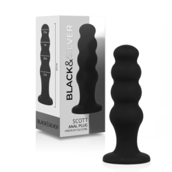 NEGRO Y PLATA - TAPÓN ANAL...
